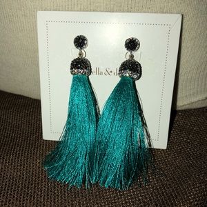 Vintage fringe earrings